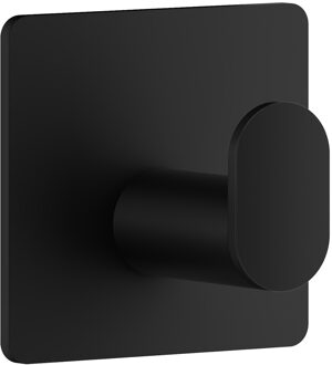 Smedbo Handoekhaak Mini Smedbo Cube zelfklevend 48x48mm Mat Zwart