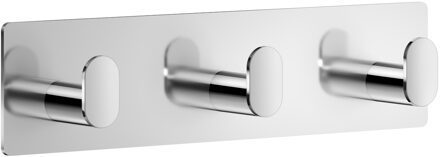 Smedbo Handoekhaak Multi Smedbo Cube zelfklevend 19.2x4.8 cm Chroom