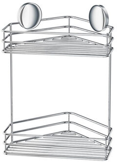 Smedbo Hoekdraadkorf Smedbo Xtra Zelfklevend Dubbel Chroom