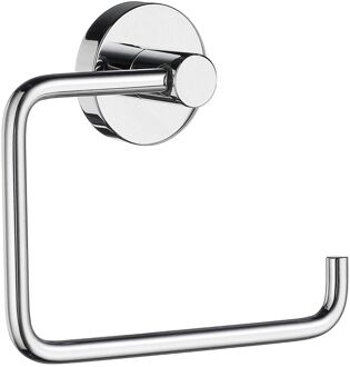 Smedbo Home Toiletrolhouder - zonder klep - geborsteld chroom HS341 Chroom mat