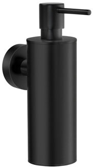 Smedbo Home Zeepdispenser - 5x16x10.5cm - zelfklevend / boren - Massief messing Mat Zwart HB370 Zwart mat
