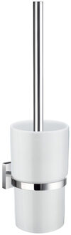 Smedbo House Toiletborstelhouder - open - wandmodel - chroom/porselein RK333P Chroom/Porcelein
