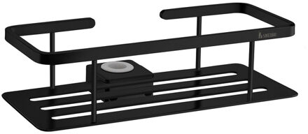 Smedbo Sideline Design draadkorf toepasbaar op douche glijstang Mat Zwart DB3006 Zwart mat