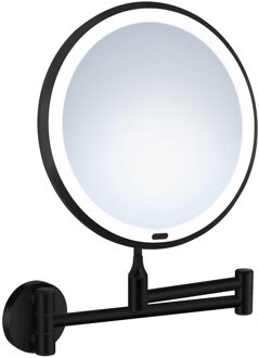 Smedbo Vergrotingsspiegel Smedbo Beslagsboden Wandmodel Mat Zwart