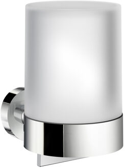 Smedbo Zeepdispenser Wandmodel House Glas Wit En Chroom