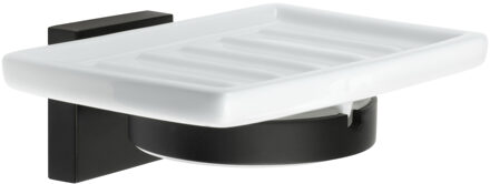 Smedbo Zeephouder Smedbo House met Porselein Schaal Mat Zwart