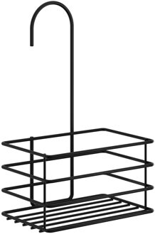 Smedbo Zeepkorf Voor Douchekraan 18x11 cm Mat Zwart