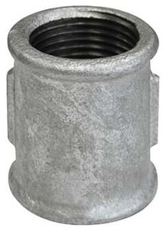 Smeedbaar ijzer dubbele sok, verzinkt, 3/4"IT, (270) - 989742055