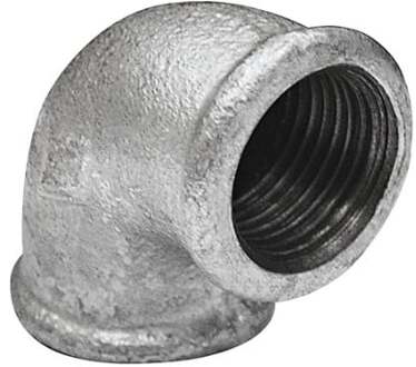 Smeedbaar ijzer hoek 90°, verzinkt, 3/4"IT, (90) - 989712055