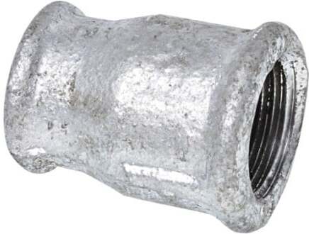 Smeedbaar ijzer reduceermiddel dubbele sok, verzinkt, 1 1/4"IT x 3/4"IT, (240) - 989756055