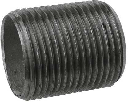 Smeedbare ijzeren draadnippel, verzinkt, 1/2"ET x 25 mm, (531) - 989764155