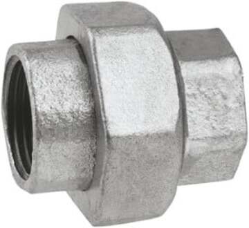 Smeedbare ijzeren schroefaansluiting, verzinkt, 3/4"IT, conisch afgedicht, (340) - 989807055