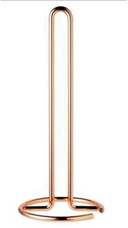 Smeedijzeren Tissue Houder Geschikt Voor Eettafel Keuken Toiletrolhouder Verticale Tissue Opbergrek Golden diep gouden