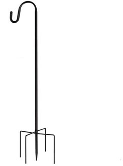 Smeedijzeren Tuin Lamp Haak Roest-Proof Grond Staaf Ijzeren Haak Outdoor Roest-Proof Grond Staaf Plant Stand lantaarn Stake Houder # G3