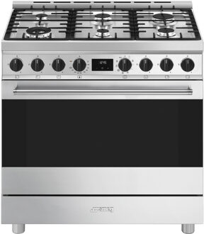 SMEG B91GMXNLK2 Gasfornuis Grijs