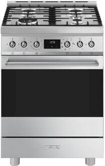 SMEG C6GMXNLK2 Gasfornuis Grijs