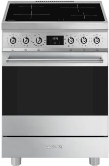 SMEG C6IMXM2 Inductie fornuis Grijs