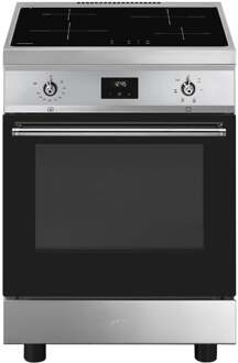 SMEG C6IMXT2 Inductie fornuis Grijs