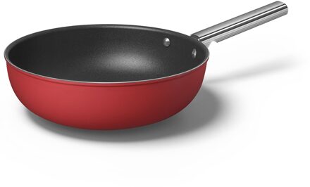 SMEG CKFW3001RDM Wok Pan Rood