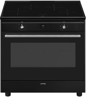 SMEG CX91IMBL Inductie fornuis Zwart