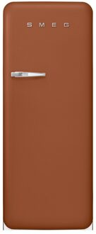 SMEG FAB28RDRU6 Koelkast met vriesvak Bruin