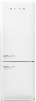 SMEG FAB38RWH6 Koel-vriescombinatie Wit