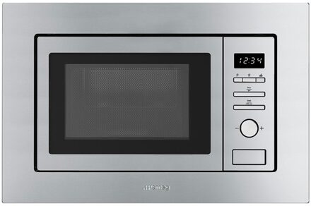 SMEG FMI020X Inbouw combimagnetrons Grijs