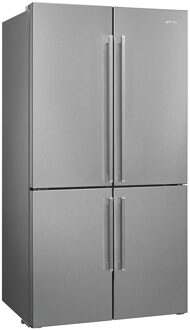 SMEG FQ60XE Amerikaanse koelkast Grijs