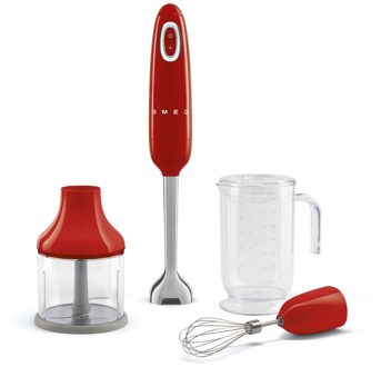 SMEG HBF03RDEU Staafmixer Rood