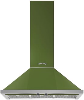 SMEG KPF9OG Wandmontage 630m³/uur A+ Groen afzuigkap