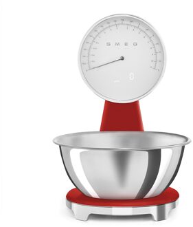 SMEG KSF01RDWW Keuken weegschaal Rood
