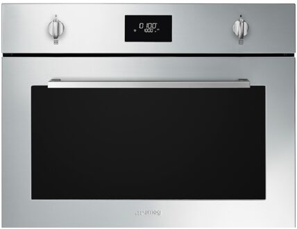 SMEG SO4401M1X Inbouw combimagnetrons Zwart