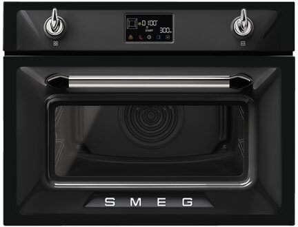 SMEG SO4902M1N Inbouw combi magnetron Zwart