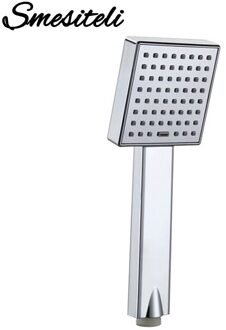 Smesiteli Badkamer Hoge Druk Douchekop Chrome Vierkante Neerslag Handheld Douchekop Water Saving Sproeier