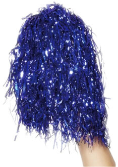 Smiffys 2 metallic blauwe pompons - Accessoires > Pompon