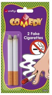 Smiffys 2x Gloeiende nep sigaretten Multi