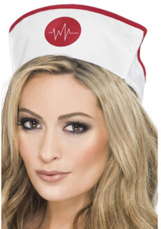 Smiffys 2x Zuster/verpleegster verkleed hoedjes