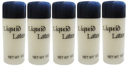 Smiffys 5x Vloeibare latex schmink/make-up 28 ml