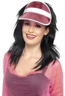 Smiffys 80s Sun Visor Pink