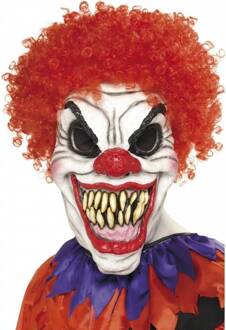 Smiffys "Angstaanjagend clowns masker Halloween - Verkleedmasker - One size"