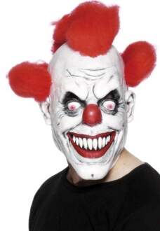 Smiffys "Angstaanjagend clownsmasker voor volwassenen Halloween - Verkleedmasker - One size"