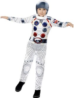 Smiffys Astronaut verkleedkleding voor jongens 130-143 (7-9 jaar)