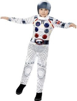 Smiffys Astronauten kostuum voor jongens Wit