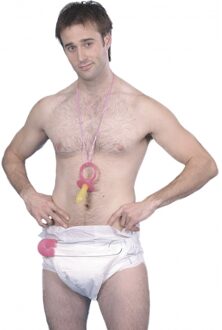 Smiffys Baby Verkleed Luier Set - carnaval accessoires