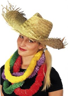 Smiffys Beachcomber Hawaiian Straw Hat