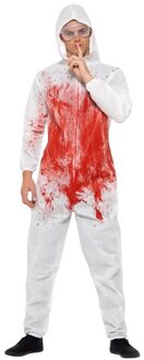 Smiffys Bloederige overall voor heren - Halloween kostuum 56-58 (XL)