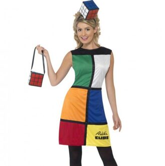 Smiffys Carnaval Rubiks outfit dames