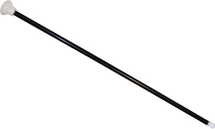 Smiffys Charleston dans en wandelstok 80 cm - Jaren 20/Twenties - verkleed accessoires Wit