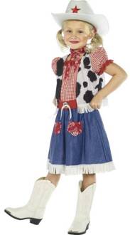 Smiffys "Cowboy kostuum voor meisjes  - Kinderkostuums - 104/116"