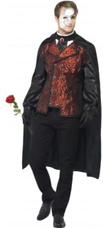 Smiffys Dark Opera Masquerade kostuum - zwart - voor volwassenen Multi